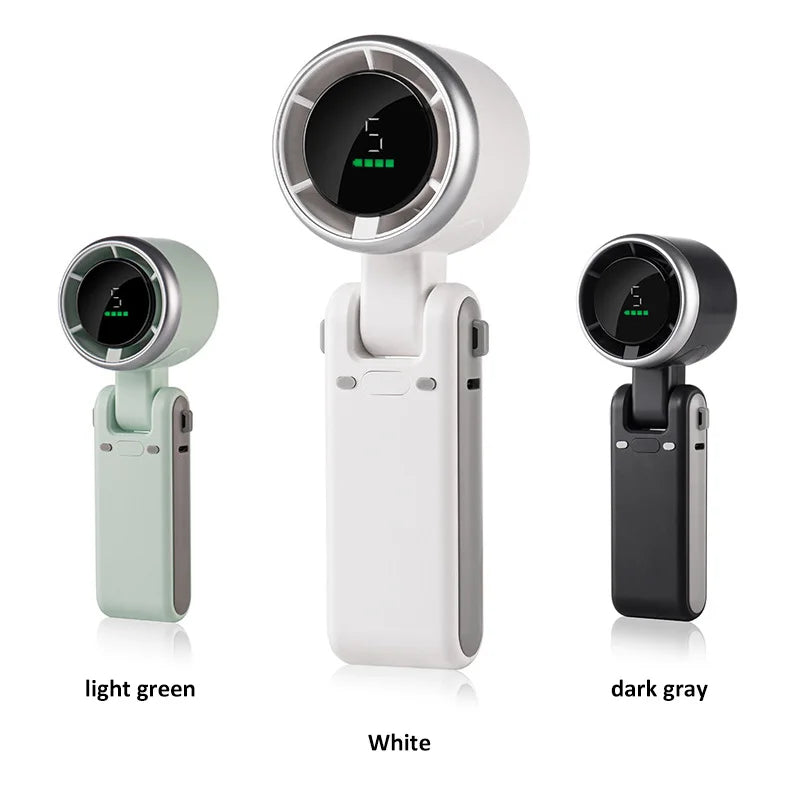 Hanging Neck Outdoor 180 Degree Folding Desktop Mini Electric Fan
