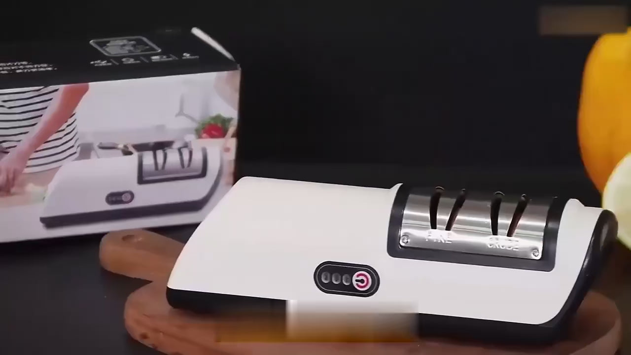 Electric Kitchen Knife Sharpener – Sharp Edges in Seconds